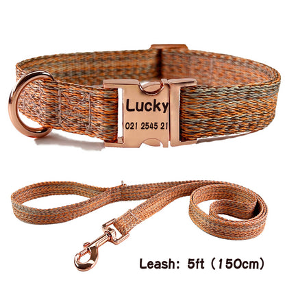 Personalized Nylon Dog Collar